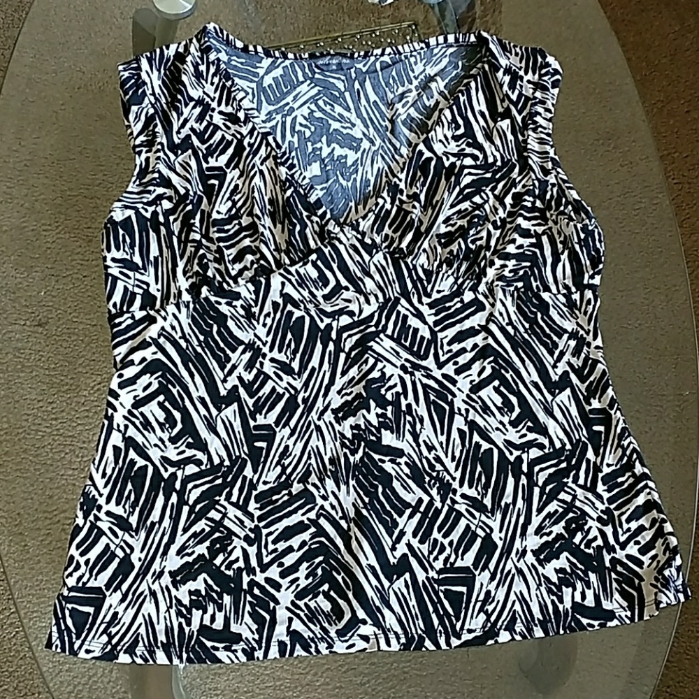 V- Neckline Sleeveless Top